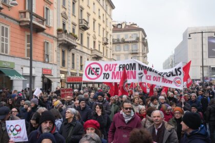 Protestas en Milán contra agentes ICE en Juegos Olímpicos 2026