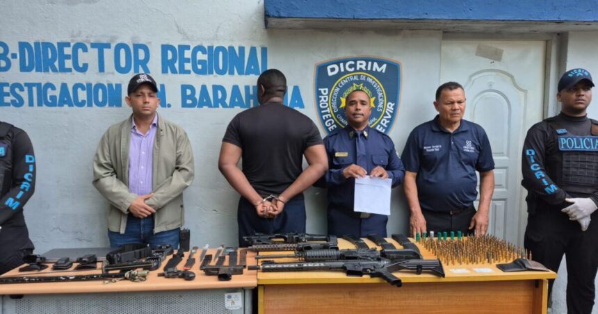 Incautan armas y alcohol adulterado en operativos en Barahona y La Romana