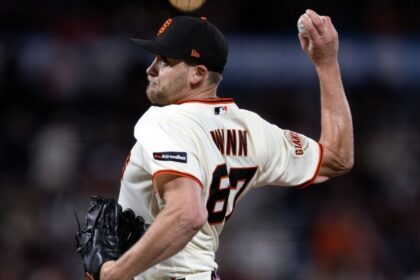 Giants colocan a Keaton Winn en lista de lesionados por codo