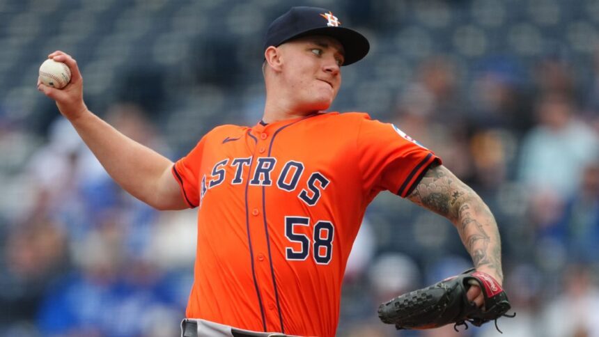 Hunter Brown regresa a la rotación de Astros tras lesión